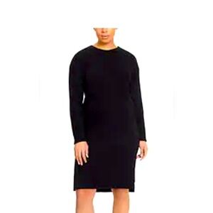 Jessica Simpson sweater Dress women’s large black knit pullover midi